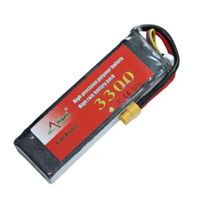 11.1V 3300mAh 3S 30C Lipo Battery With XT60 Plug (Brand ABSD).