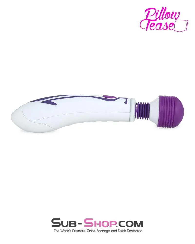 7183M-SIS      Sissy Hussy 20 Function Cordless Mini Wand Vibrator