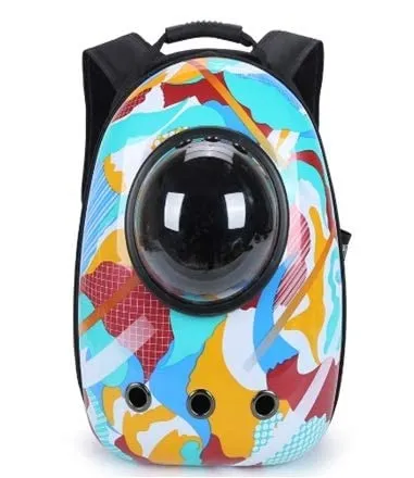 Abstract Design Carrier Backpack