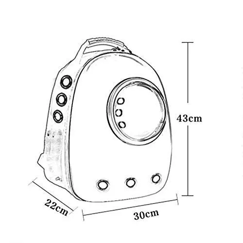 Abstract Design Carrier Backpack