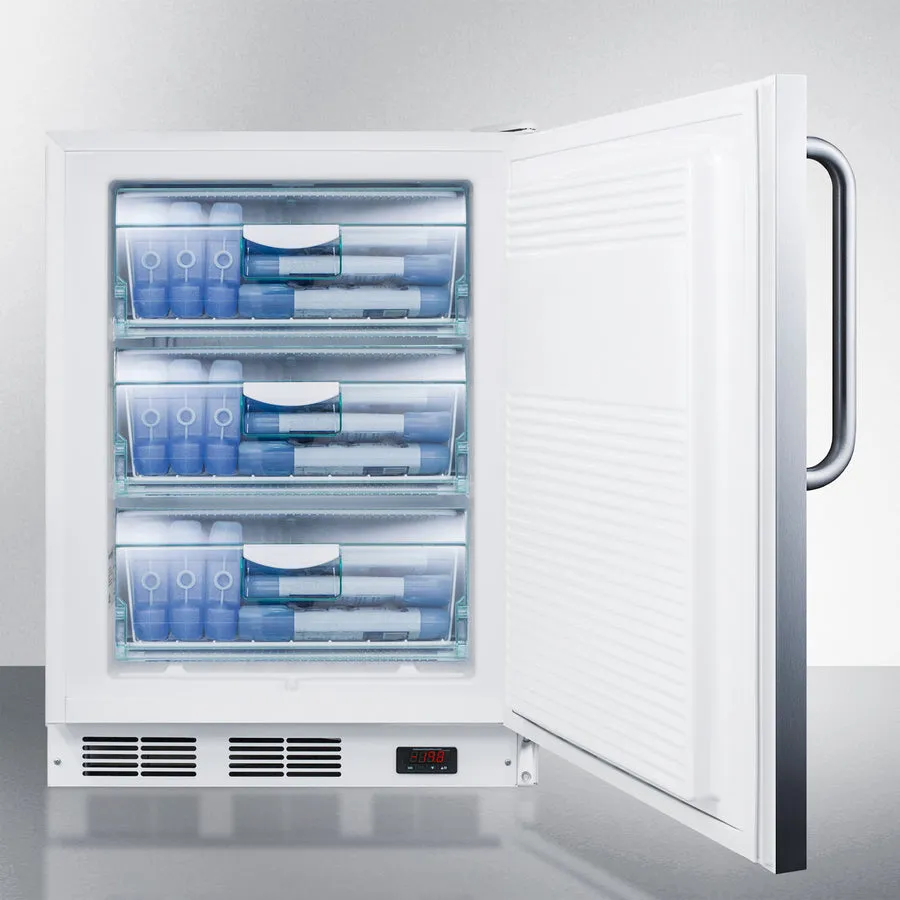 Accucold 24" Wide Built-In All-Freezer, ADA Compliant