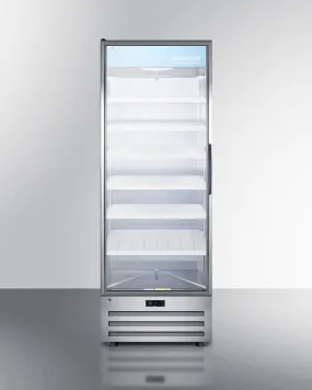 Accucold 28" Wide Pharmaceutical Refrigerator LH Door Swing Glass Door