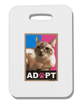 Adopt Cute Kitty Cat Adoption Thick Plastic Luggage Tag