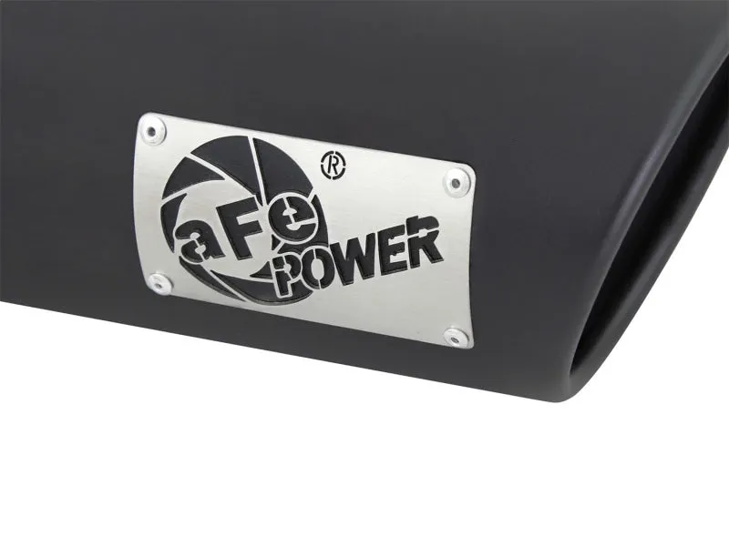 aFe Diesel Exhaust Tip Bolt On Black 4in Inlex x 5in Outlet x 15in