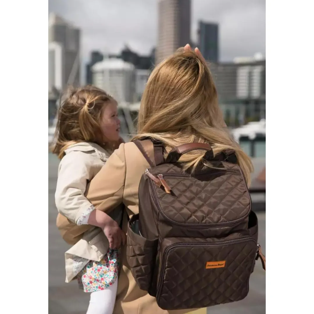 Akarana Baby Atamai Diaper Backpack - Brown