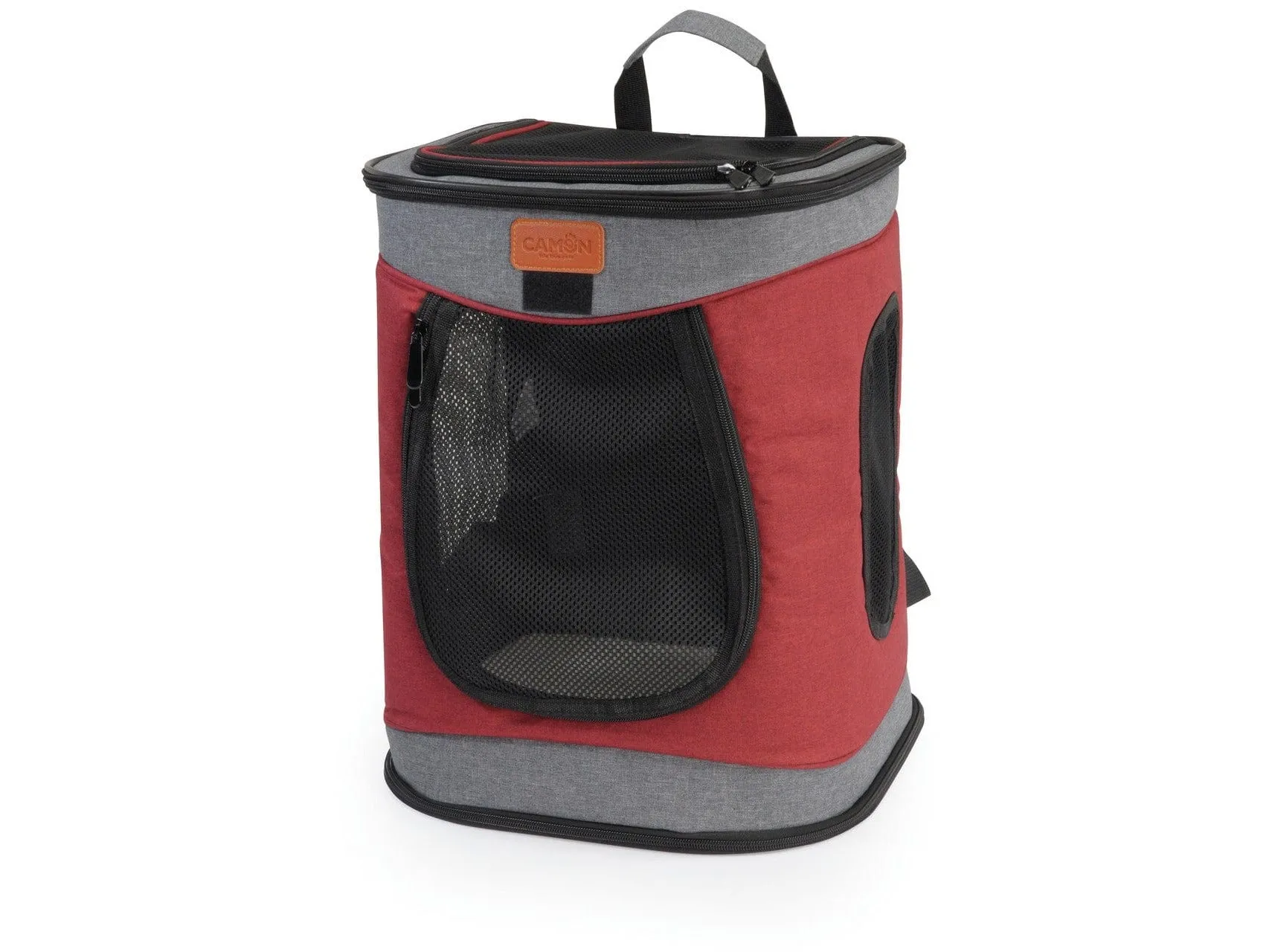 Backpack For Dogs Up To 12Kg- Grey - 34X30X44H