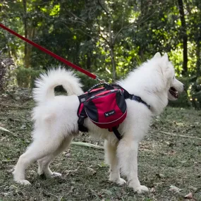 Best Dog Harness Backpack Reflective Adjustable S M L Hiking Camping