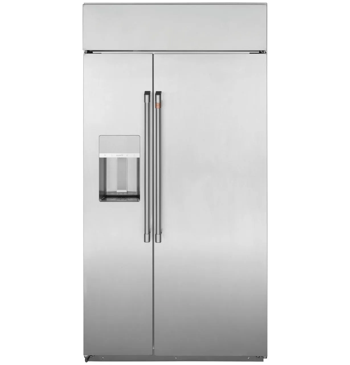 Cafe CSB42YP2NS1 Caf(eback)™ 42" Smart Built-In Side-by-Side Refrigerator with Dispenser