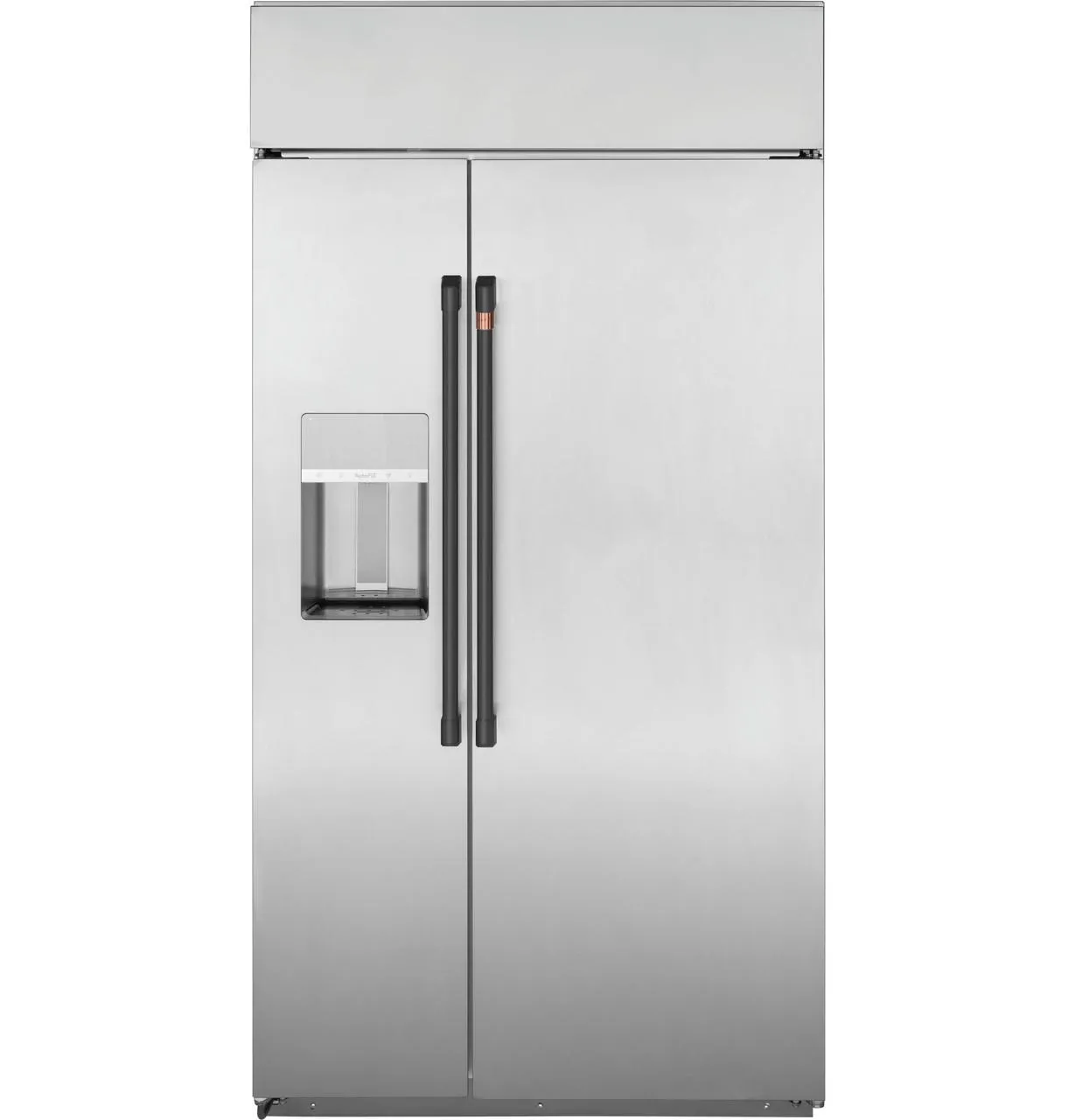 Cafe CSB42YP2NS1 Caf(eback)™ 42" Smart Built-In Side-by-Side Refrigerator with Dispenser