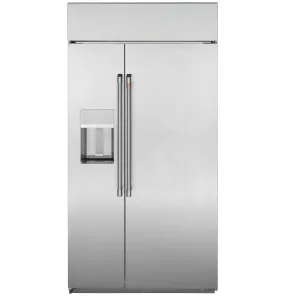 Cafe CSB42YP2RS1 Caf(eback)™ 42" Smart Built-In Side-by-Side Refrigerator with Dispenser