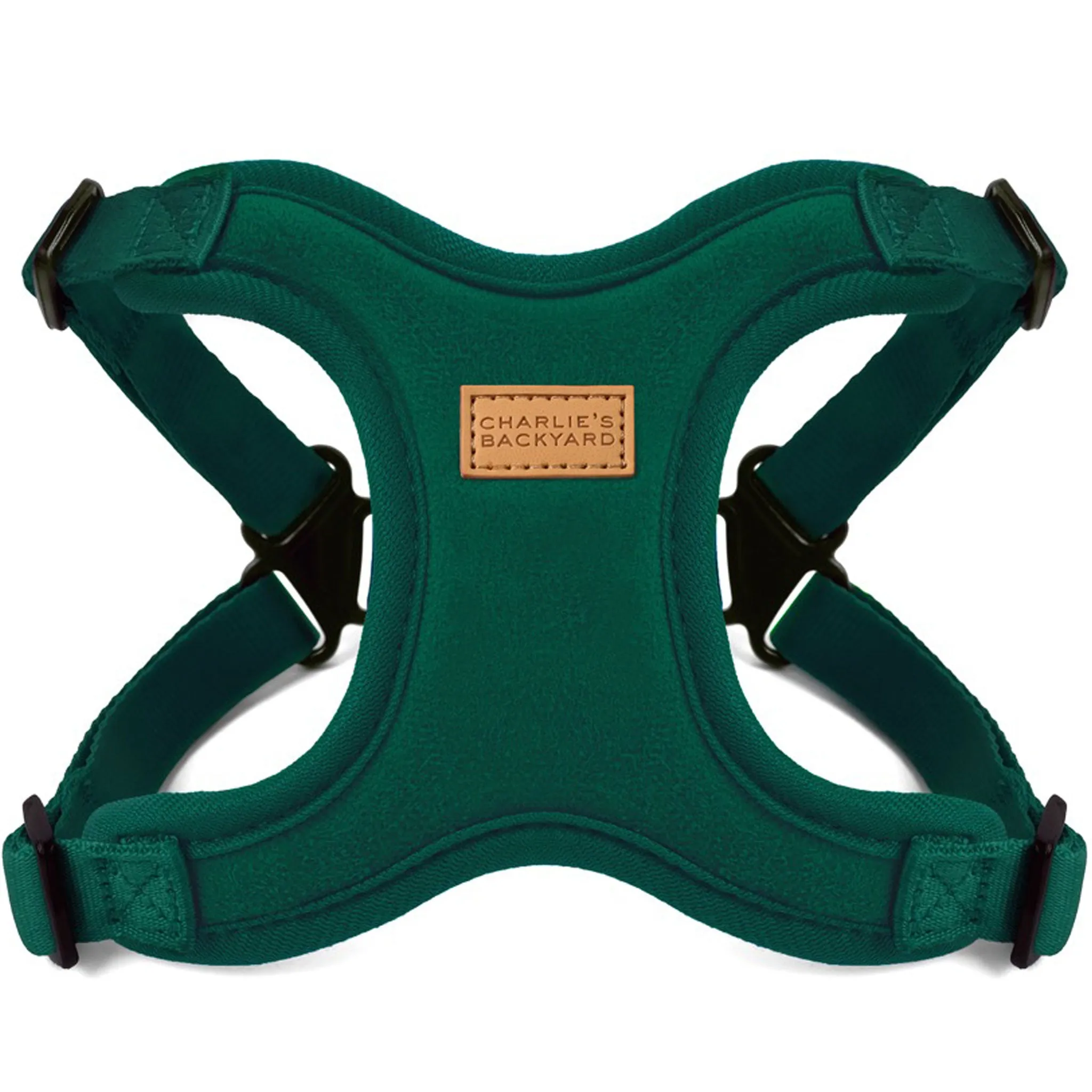 Charlie's Backyard Comfort Dog Harness - Green