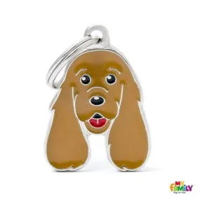 Cocker Spaniel Dog Name Tag