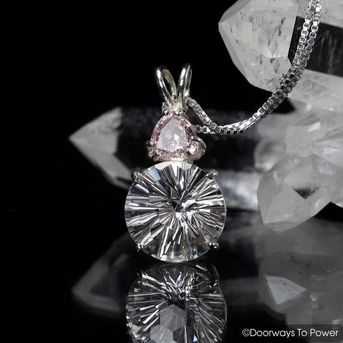 Danburite Sunstone Super Nova Crystal Pendant