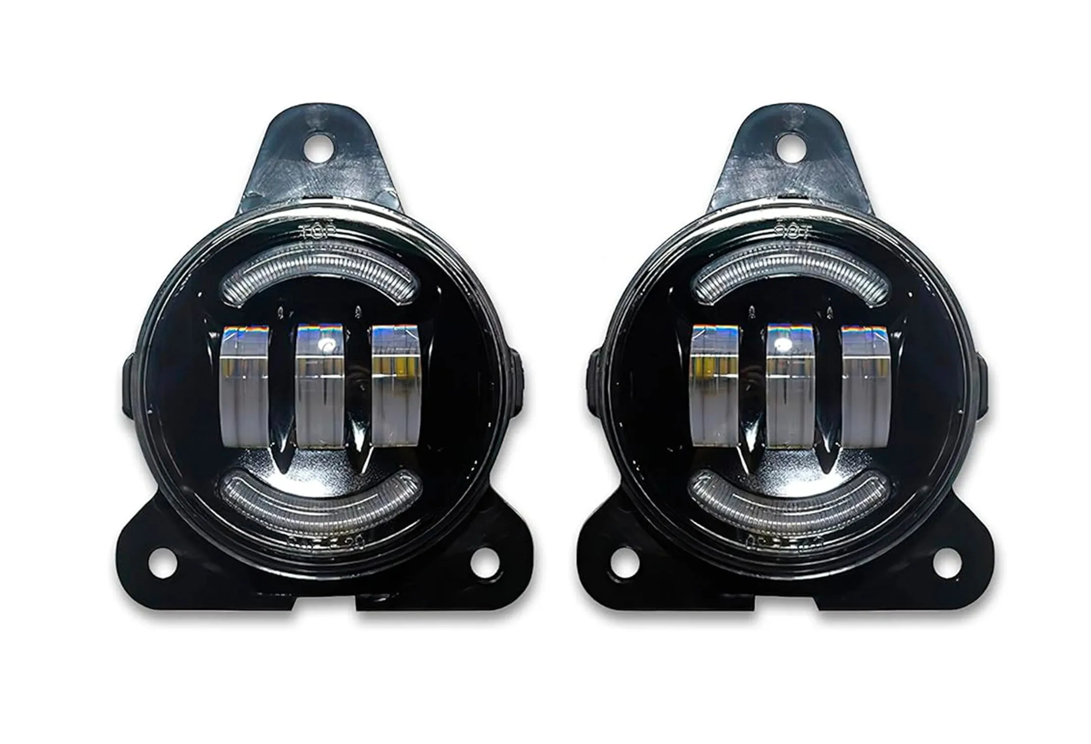 Fog Lights Black Full LED Set 2018  Volvo VNL VT