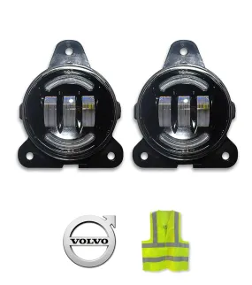 Fog Lights Black Full LED Set 2018  Volvo VNL VT