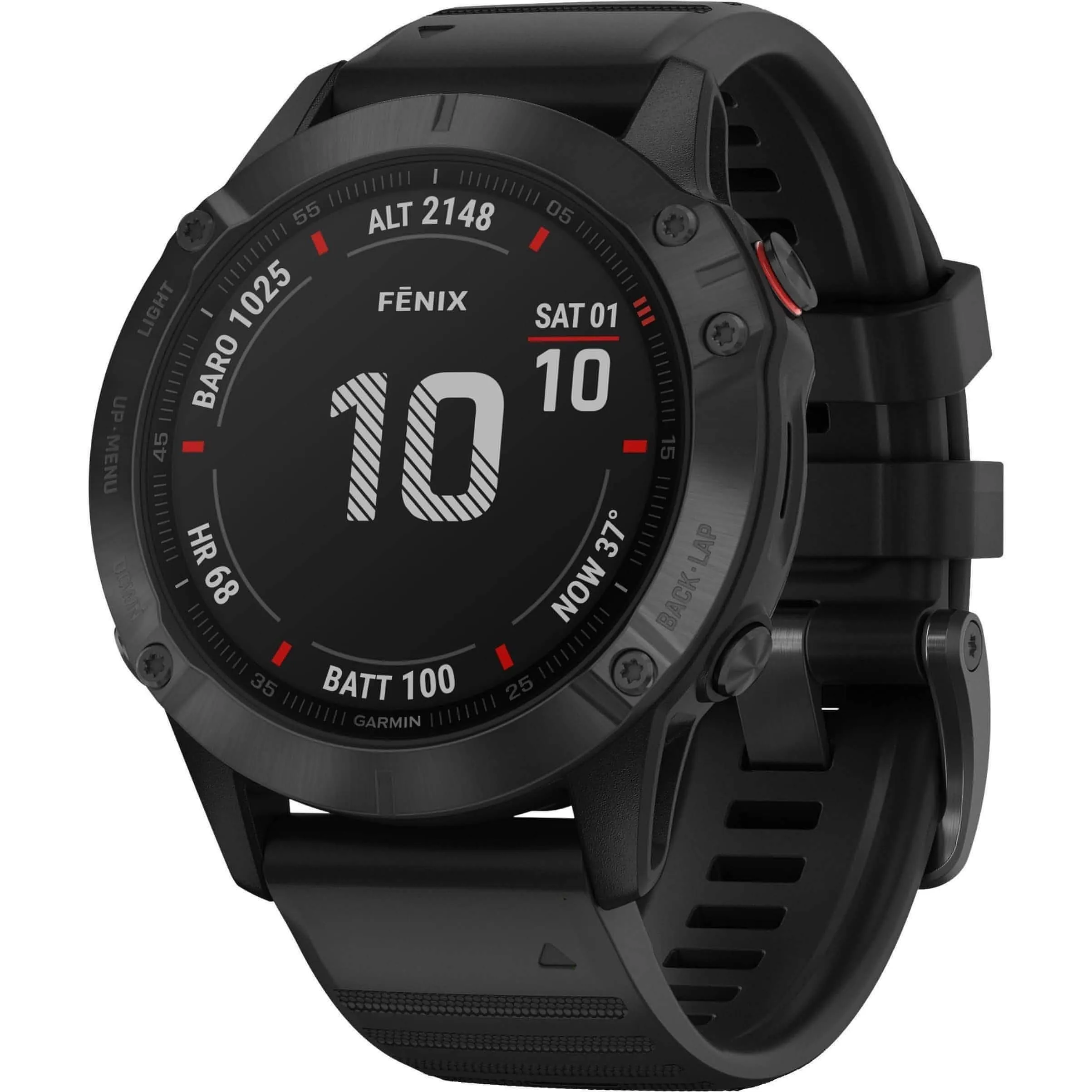 Garmin Fenix 6 Pro HRM with GPS Multisport Watch - Black