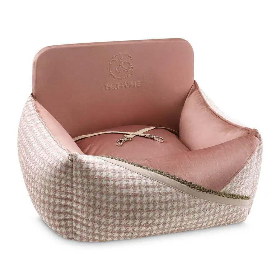 Glamour Car Seat LUXURY by Oh Charlie - Pink