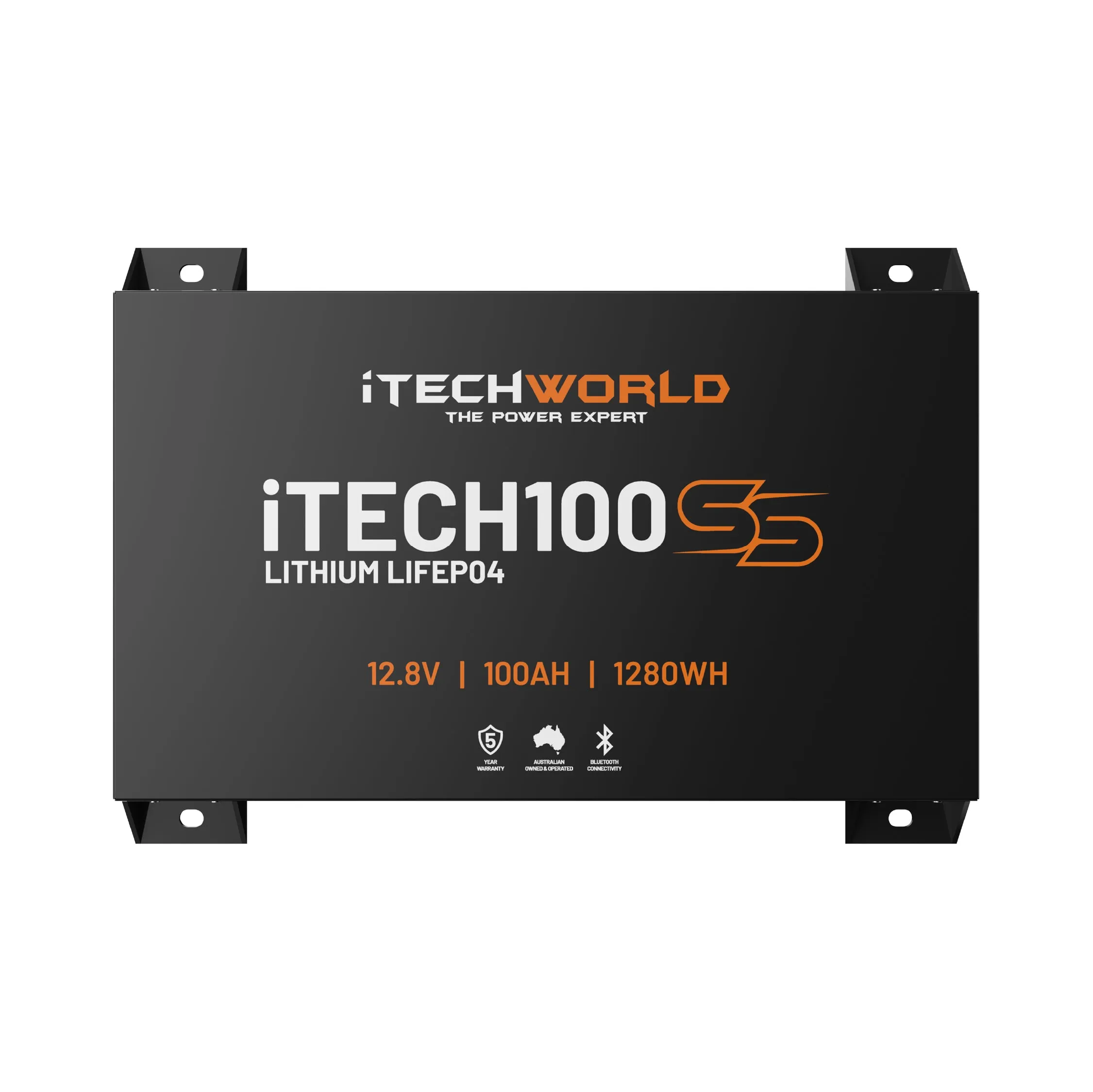 iTECH100SS (New 2025 Model) 100Ah 12v Super Slim Deep Cycle Lithium Battery with Bluetooth