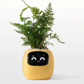 IvyBot: Smart Planter with AI, Over 49 Expressions, 7 Sensors for Effortless and Fun Plant Care