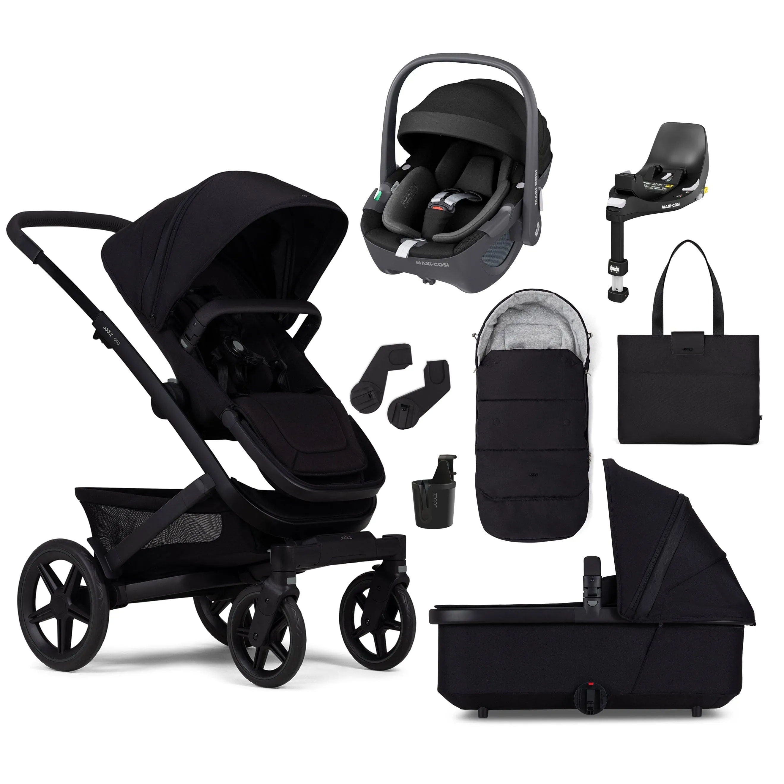 Joolz Geo3 Mono Ultimate Maxi-Cosi Bundle in Space Black