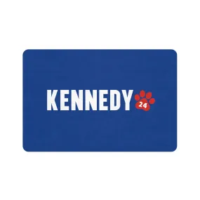 Kennedy '24 Pet Feeding Mat in Blue