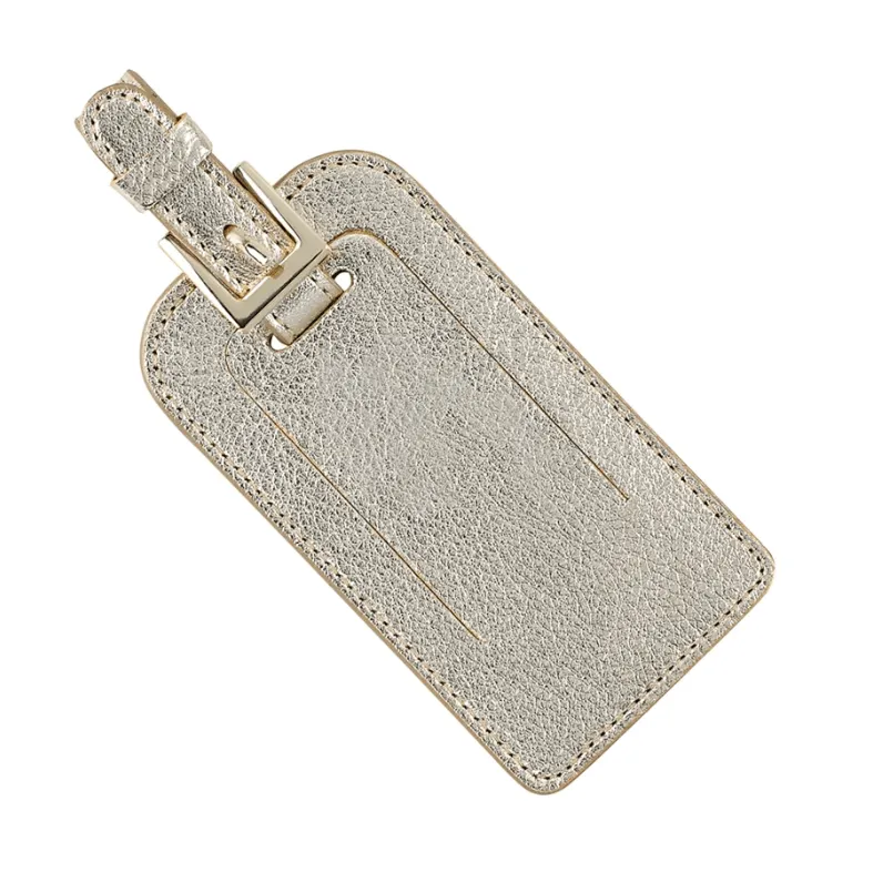 Leather Luggage tags - Traditional, Goatskin and Crocodile