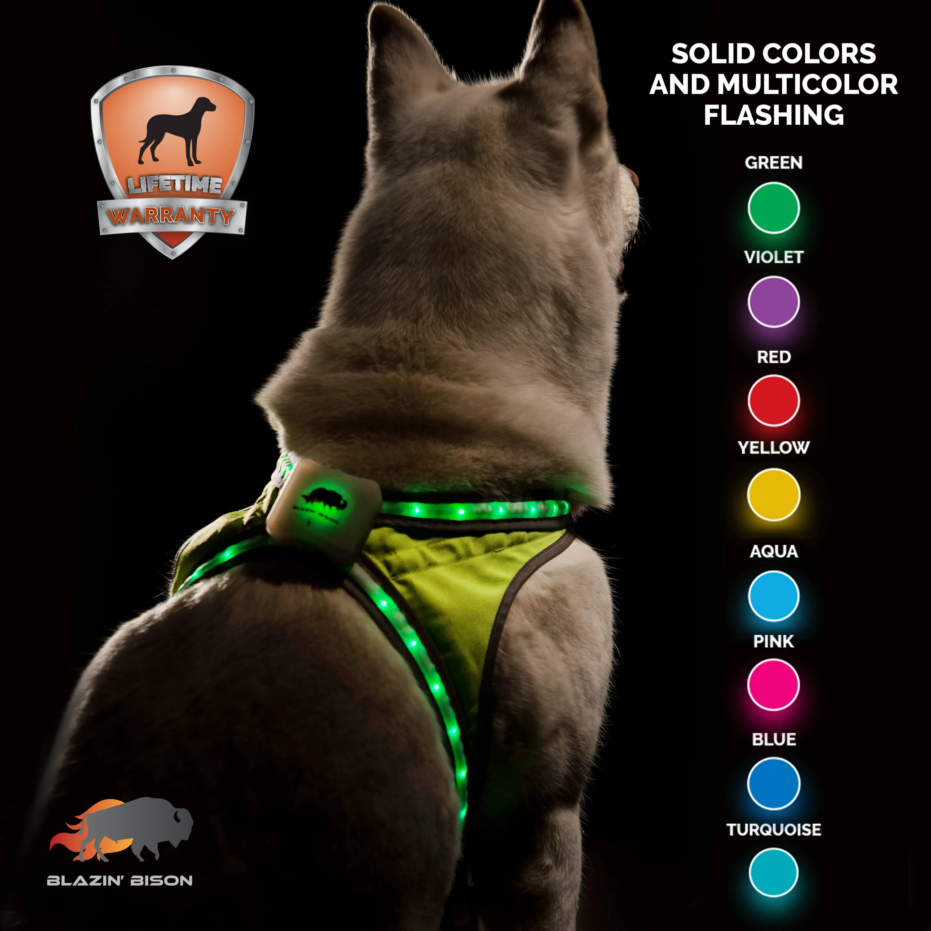 LED Dog Harness