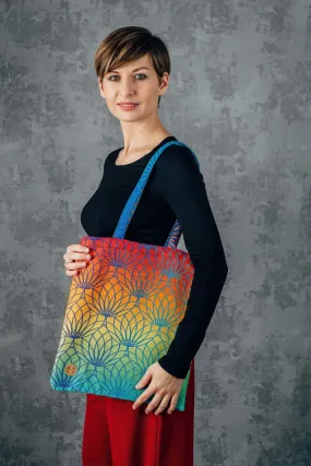 LennyLamb Shopping Bag Rainbow Lotus