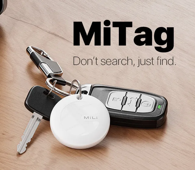 MiLi MiTag Item Finder (Like AirTag) fully apple compatible