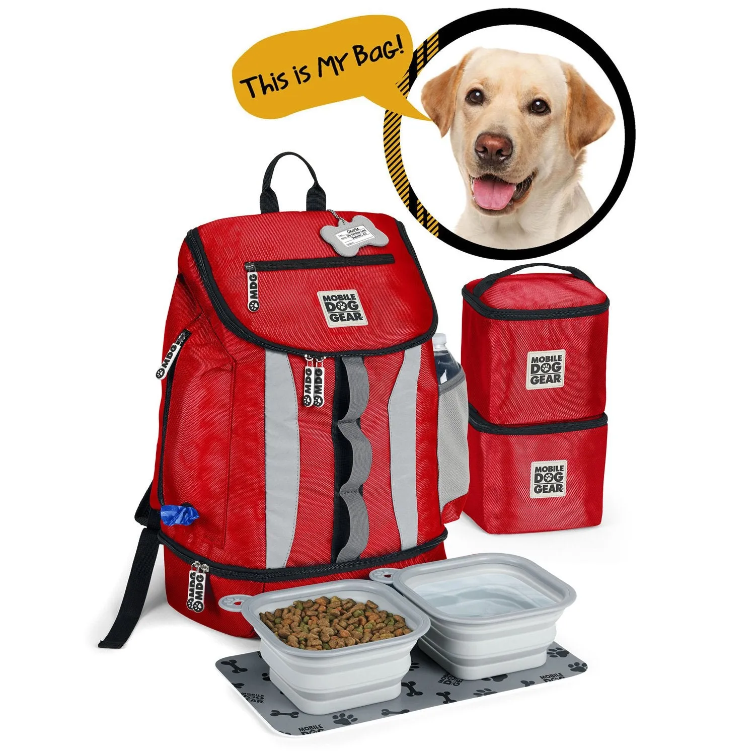 Mobile Dog Gear Drop Bottom Week Away® Backpack