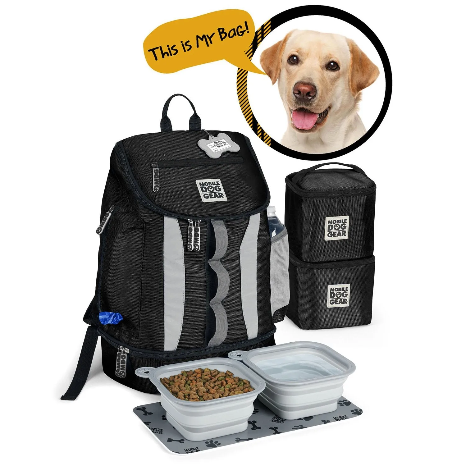 Mobile Dog Gear Drop Bottom Week Away® Backpack