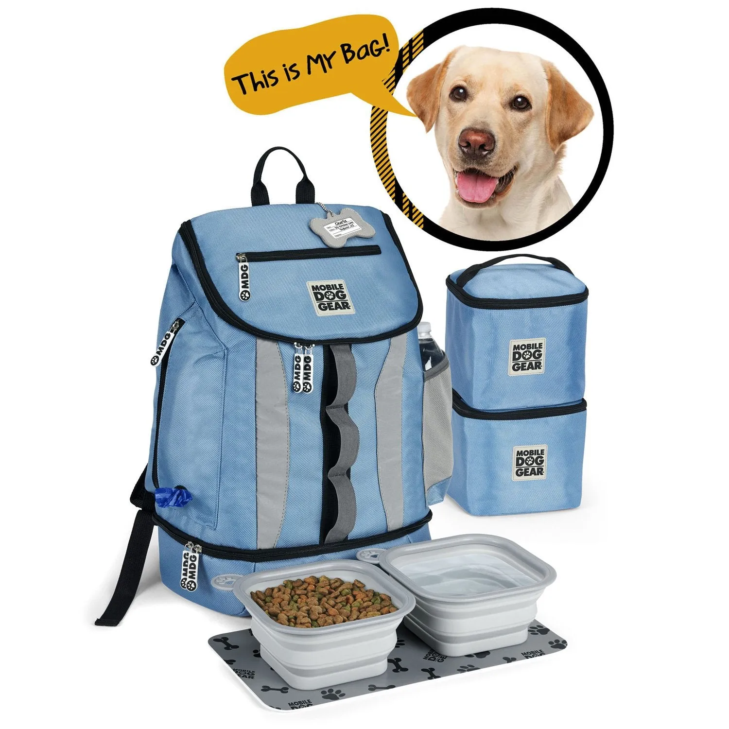 Mobile Dog Gear Drop Bottom Week Away® Backpack