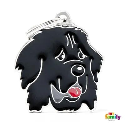 Newfoundland Dog Name Tag