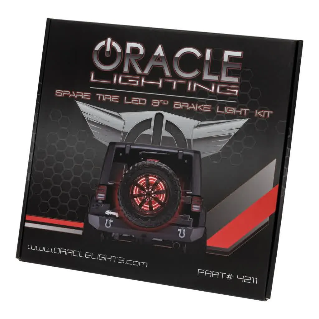 Oracle LED Illuminated Wheel Ring 3rd Brake Light - Red or ColorSHIFT