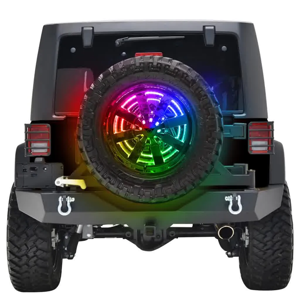 Oracle LED Illuminated Wheel Ring 3rd Brake Light - Red or ColorSHIFT