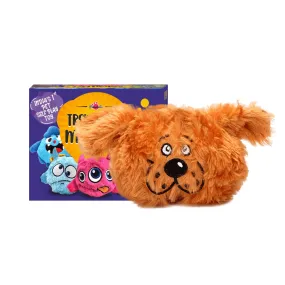 Pawsindia Trembling Monster Toy for Dogs (Brown)