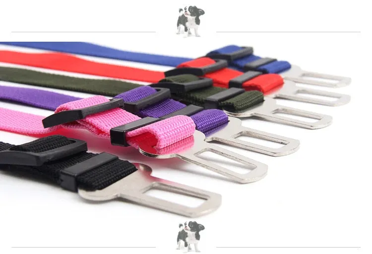 Pet Car Seat Dog SeatBelt Safety Harness Restraint Adjustable Leash Travel Clip Cat Dog Car Seat Belt For All Cars Dog Seat Belt