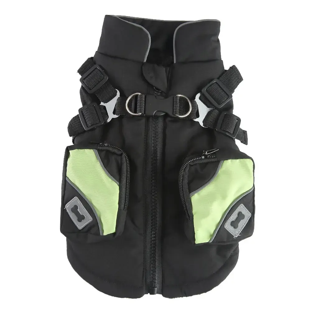 Pet Chest Back Zipper