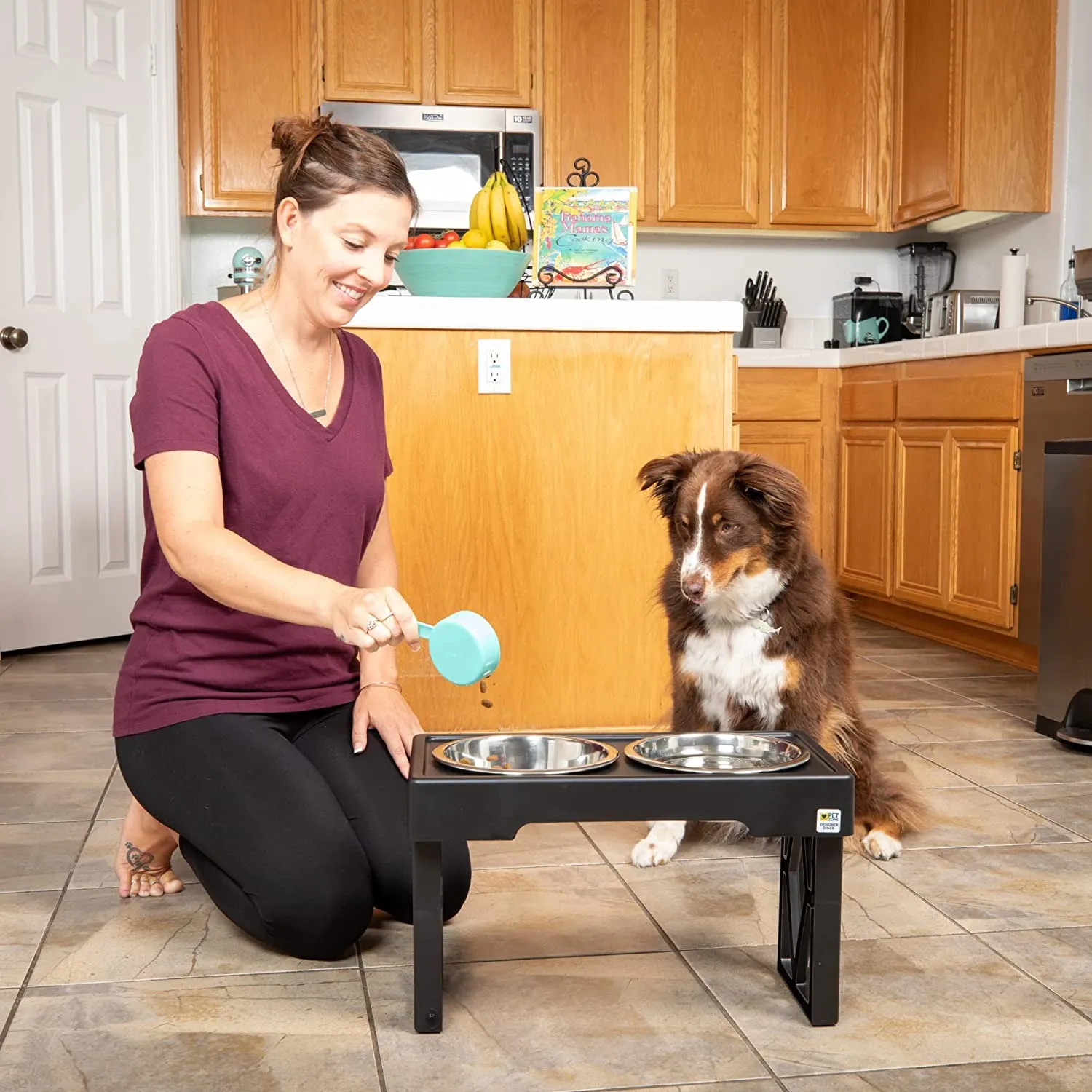 Pet Zone | Designer Diner Adjustable Raised Dog Bowls