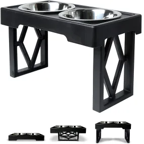 Pet Zone | Designer Diner Adjustable Raised Dog Bowls