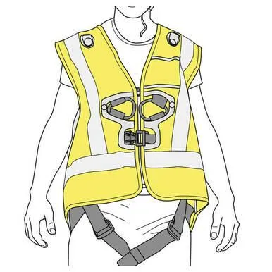 Petzl HI-VIZ vest for NEWTON harnesses