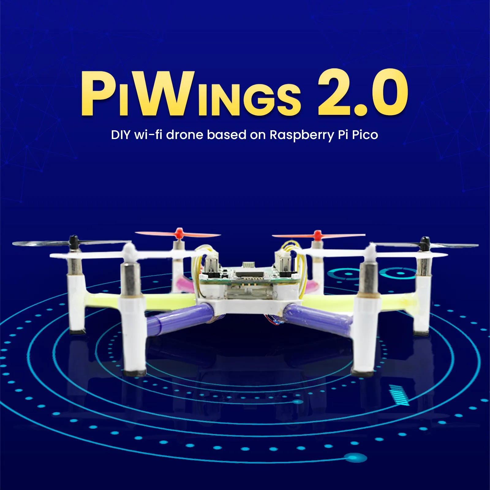 PiWings 2.0 Hexacopter -Pico Powered Drone Kit