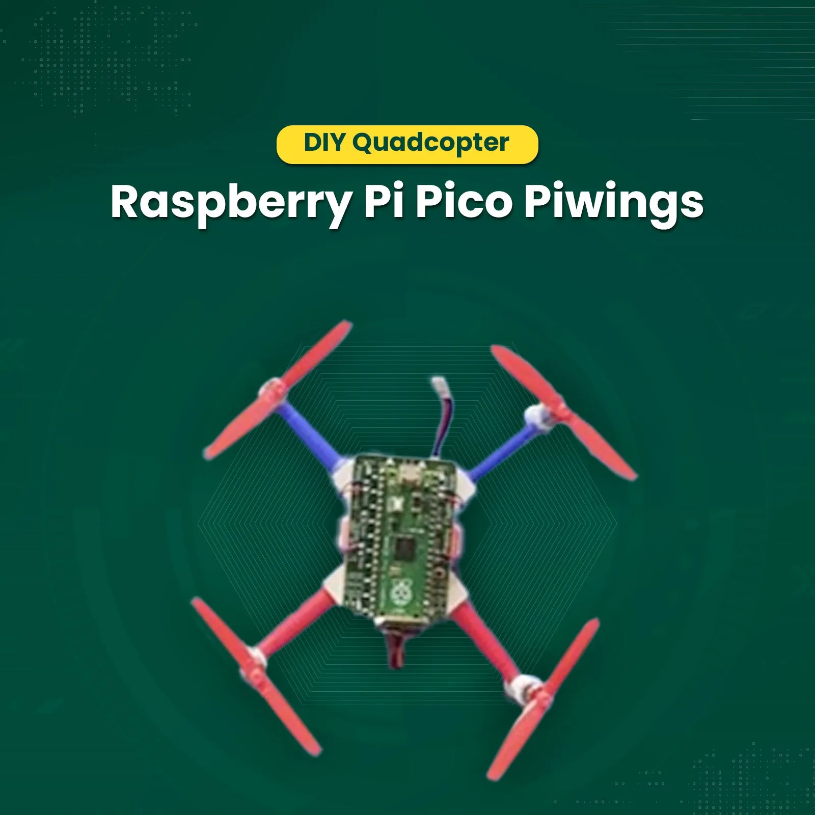 PiWings 2.0 Quadcopter - Drone Kit Powered by Pico