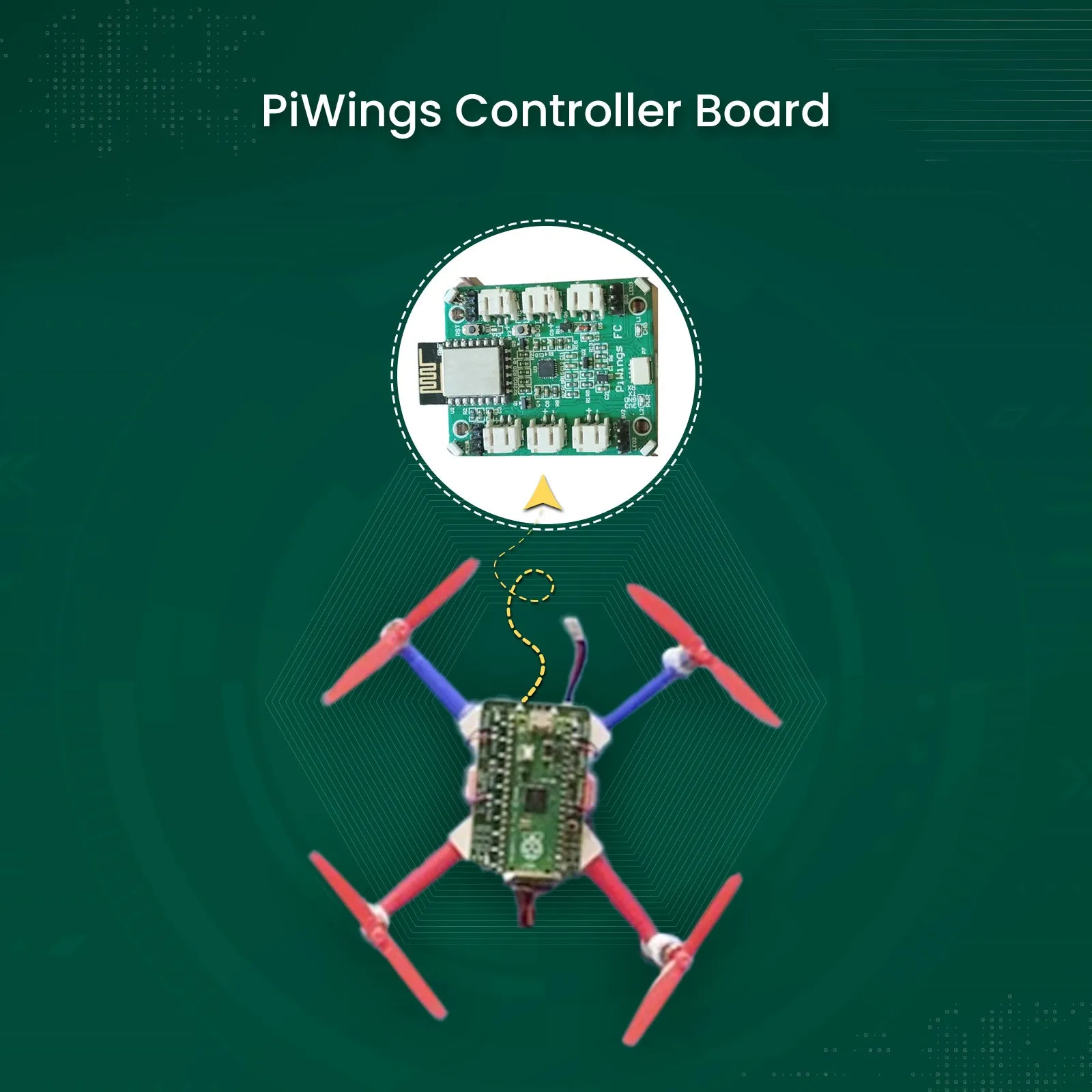 PiWings 2.0 Quadcopter - Drone Kit Powered by Pico