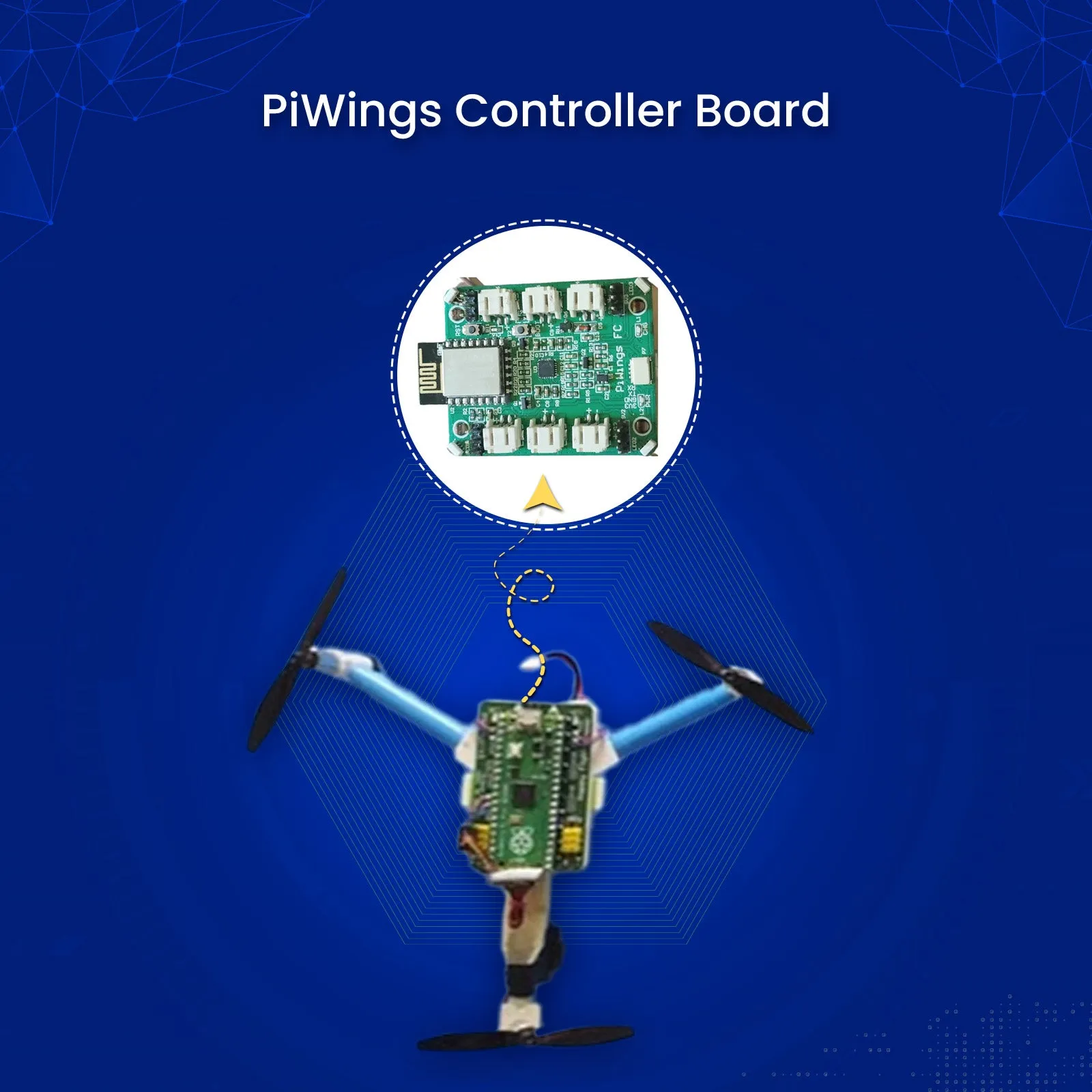 PiWings 2.0 Tricopter - Pico based Drone Kit