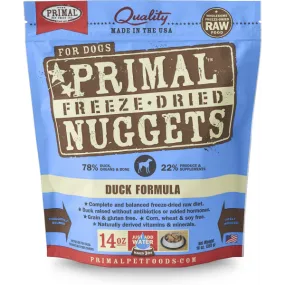 Primal Dog Freeze-Dried Duck Nuggets