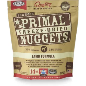 Primal Dog Freeze-Dried Lamb Nuggets