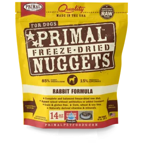 Primal Dog Freeze-Dried Rabbit Nuggets