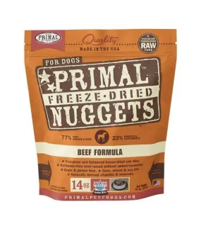 Primal Freeze Dried Nuggets Beef Formula Dog Food