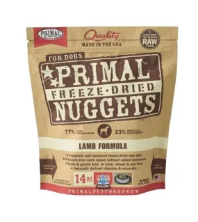 Primal Freeze Dried Nuggets Lamb Formula Dog Food